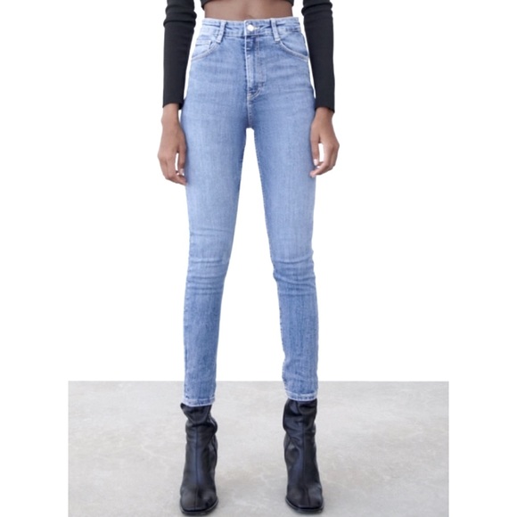 Zara Denim - Zara Hi Rise Stretch Skinny Denim Jeans